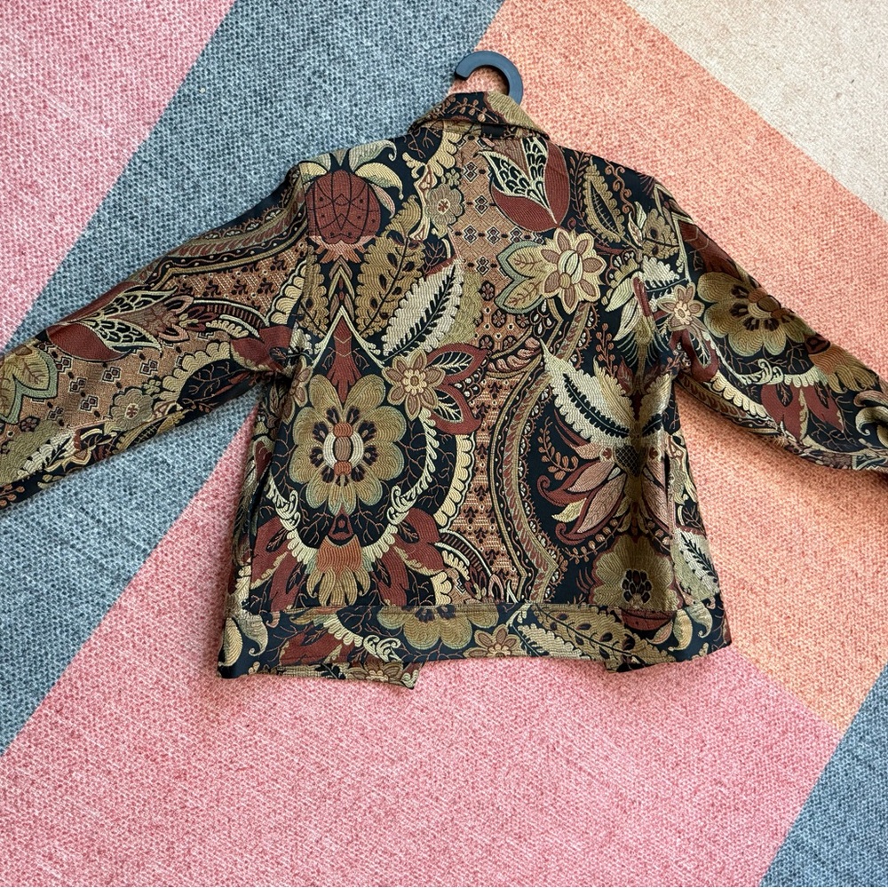 Floral Patterned Women's Jacket